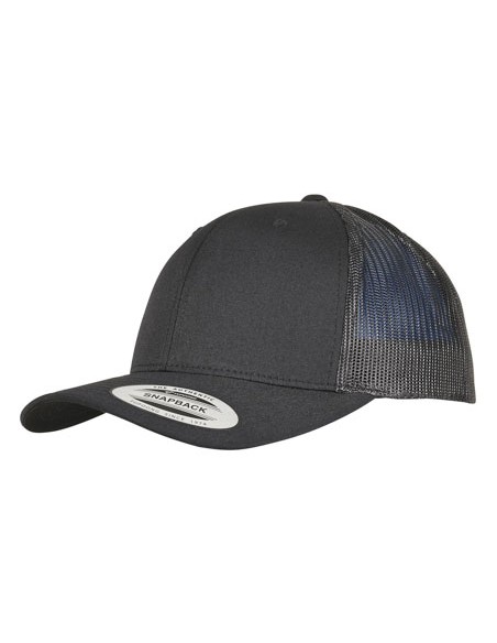 FLE-6606TR-Trucker Recycled Polyester Fabric Cap 2
